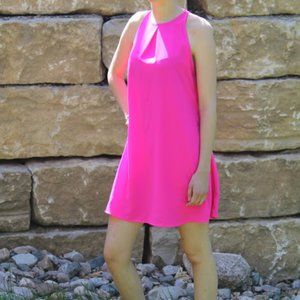 Cute hot pink formal dress size XS